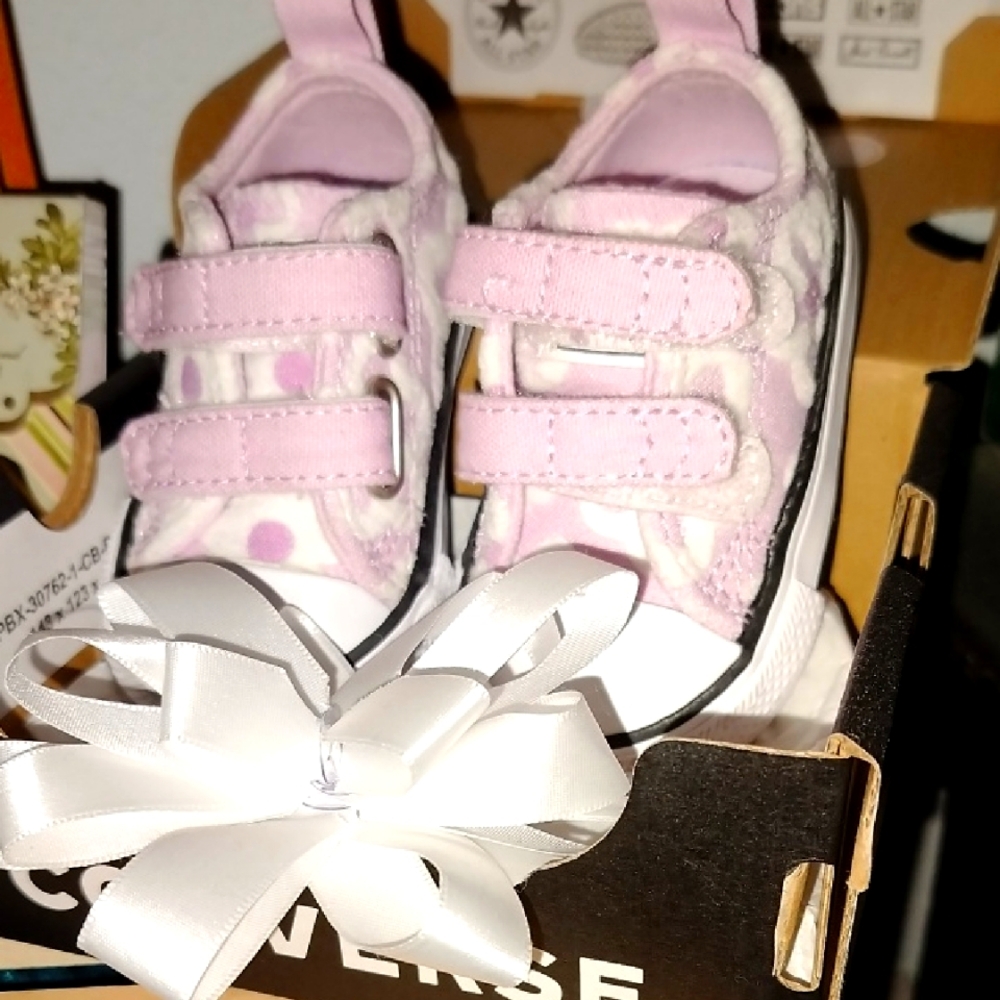 Baby Converse Designed In Italy Sold Out "Stardust Lilac"